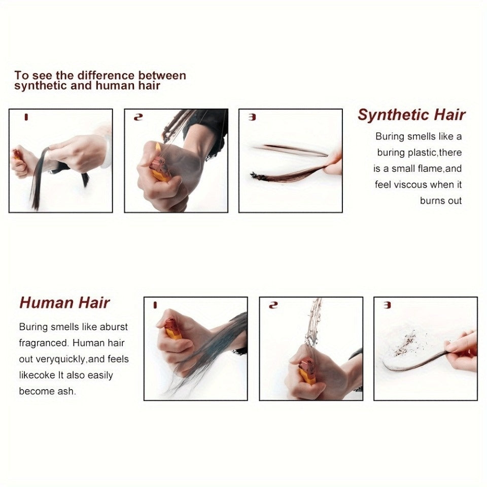 25.4 cm Straight Human Hair Clip-In Bangs with Sideburns Hairpiece for Women - Natural Look Hair Extensions, Easy Clip-In Styling, Versatile for All Light Beige Tones & Occasions, Quick Hairstyle Change | Natural Appearance