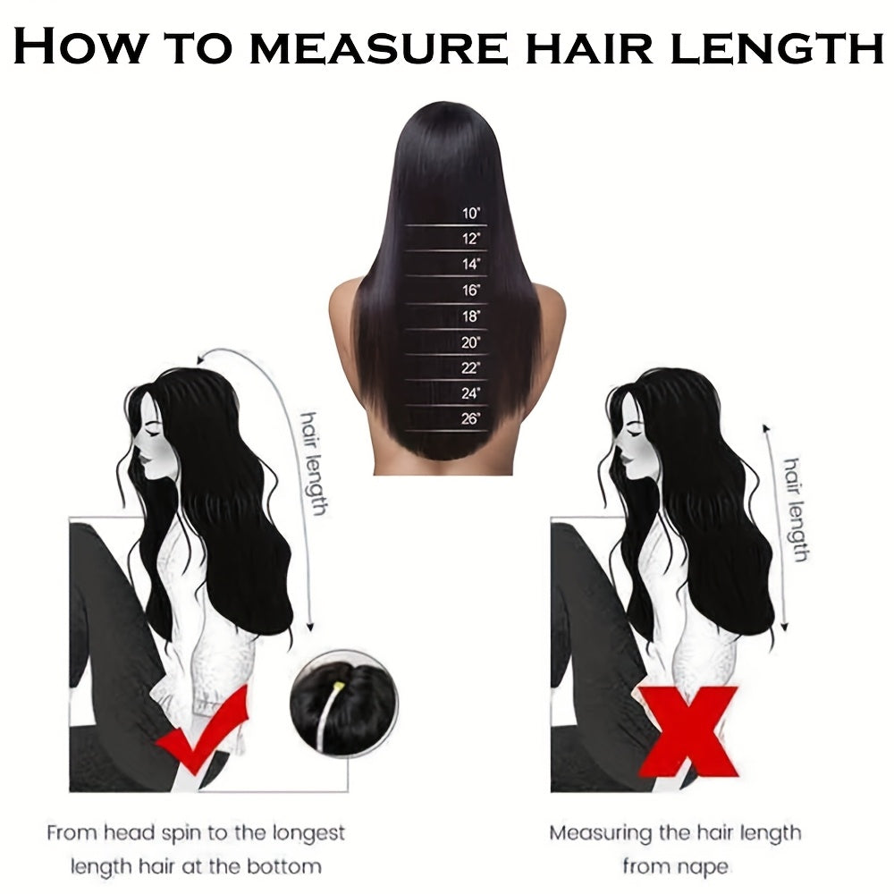 Clip In Hair Extensions Real Human Hair, 100% Remy Human Hair Extensions For Women, 1B Natural Black And Jet Black 8pcs 18clips Per Set 40.64-60.96 cm Straight Soft Silky Hair Extensiom, Use For Daily Life, Outgoing, Party, Birthday To Add Volumn