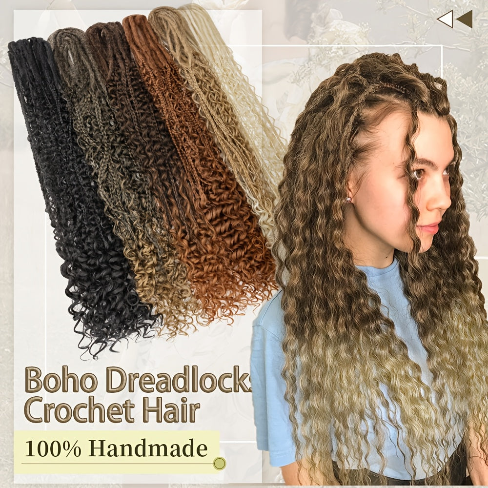 22-Inch Dual-Ended Braided Ponytail Extension - 3-in-1 Synthetic Hairpiece For Women, Versatile & Stylish